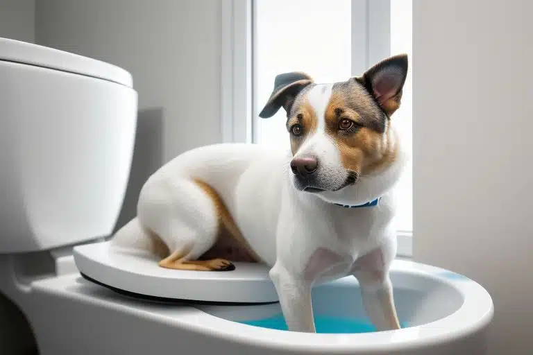 Teach the dog to go to the toilet