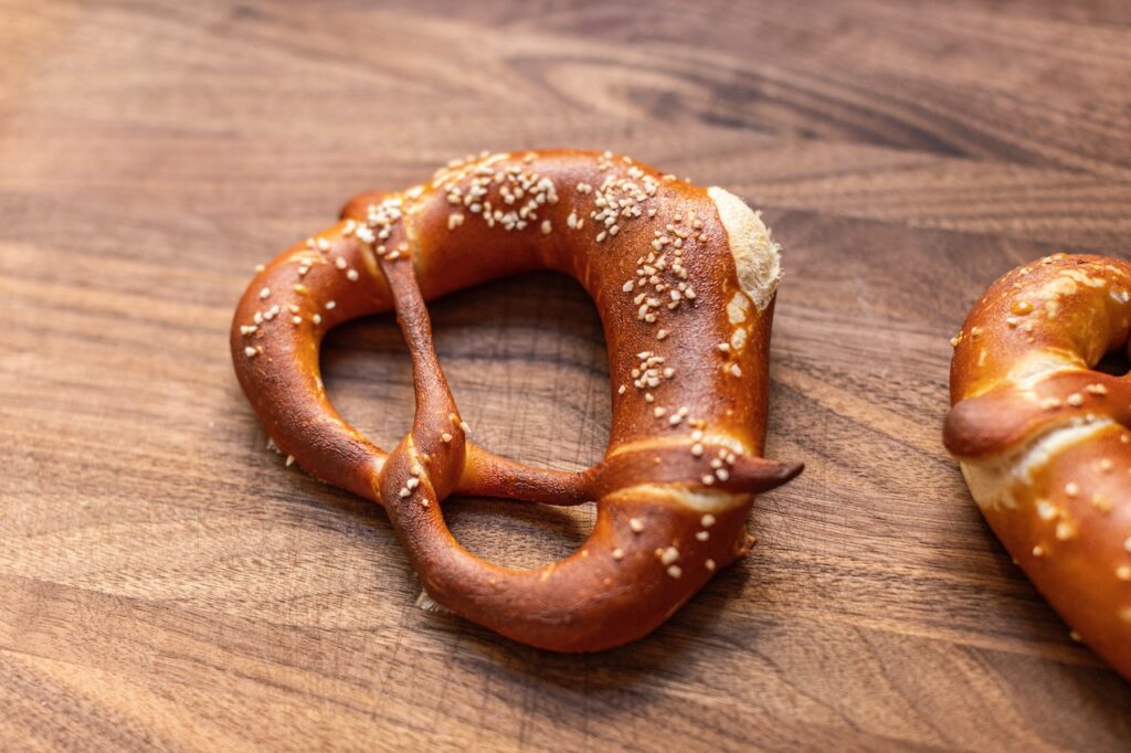 Can dogs eat hard pretzels baked heart shaped bread