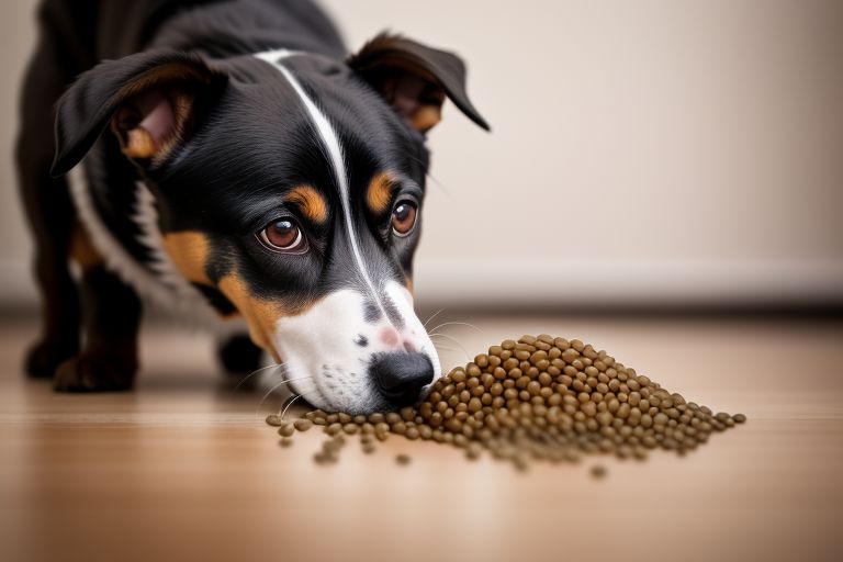Lentils in Dog
